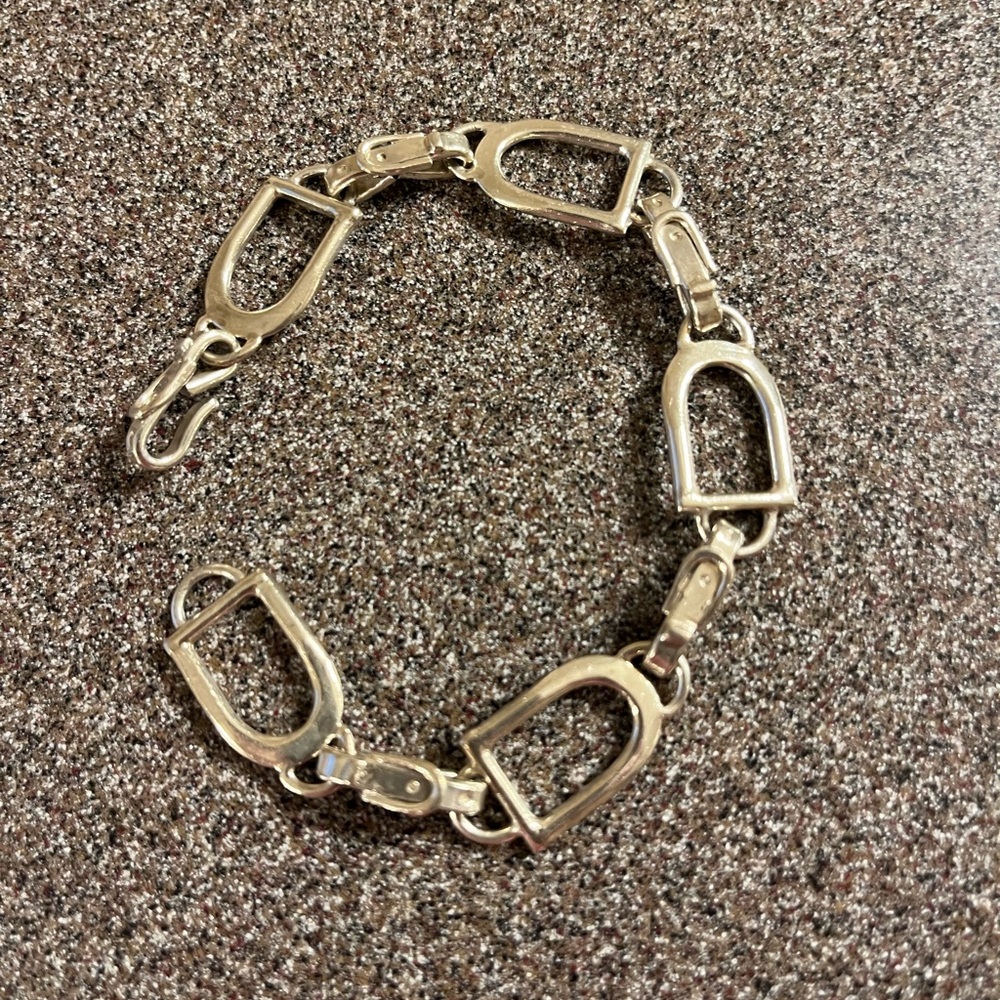 Sterling Silver Stirrup Bracelet